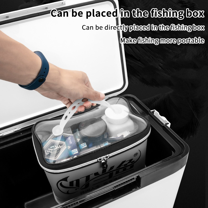 Fishing Rod Case - กระเป๋าตกปลา EVA แบบหนา กล่องพับได้สำหรับใส่ปลาเป็นๆ กระเป๋าถือ 4