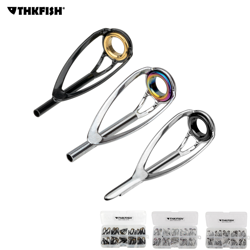 Fishing Rod Guide Replacement - THKFISH 50pcs ตกปลา Rod Tops TIP