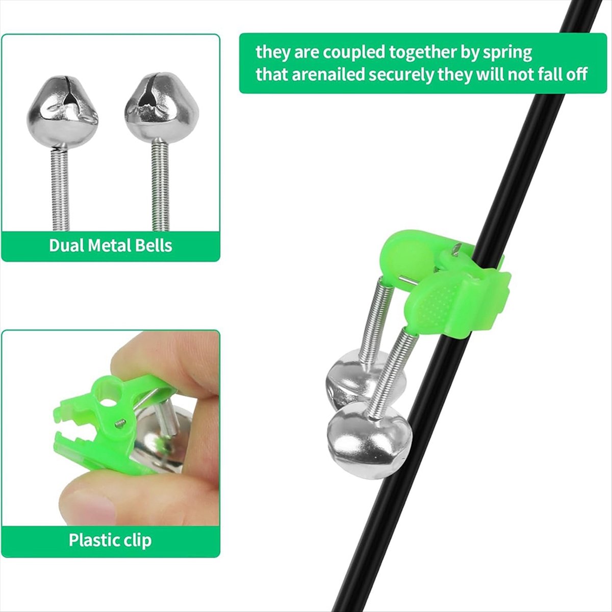 Fishing Rod Holder - [MEGAL SALE]ที่วางคันเบ็ดแบบยืดหดได้สำหรับติดตั้งบนพื้นดิน ที่วางคันเบ็ดแบบยืดหดได้สำหรับติดตั้งบนชายฝั่ง ทราย พร้อมกระดิ่งเตือน