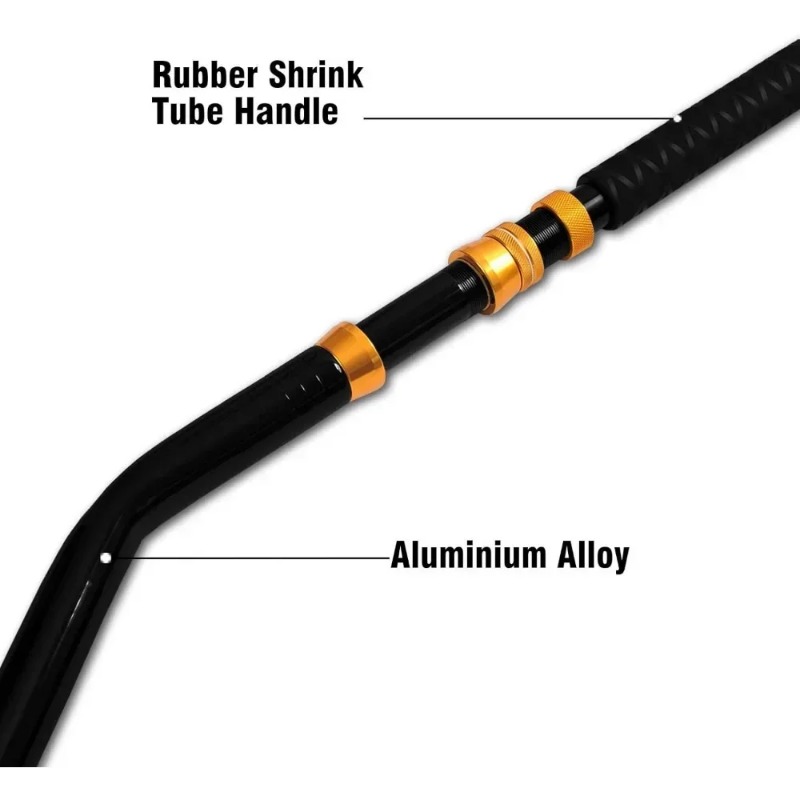 คันเบ็ดตกปลาแบบงอ 2 ท่อน สำหรั - Fishing Rod Boat บทวิจารณ์และราคา