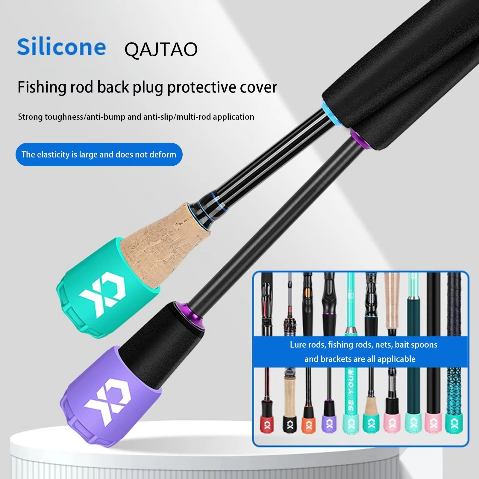 ปลอกป้องกันปลายคันเบ็ดซิลิโคน  - Fishing Rod Case บทวิจารณ์และราคา