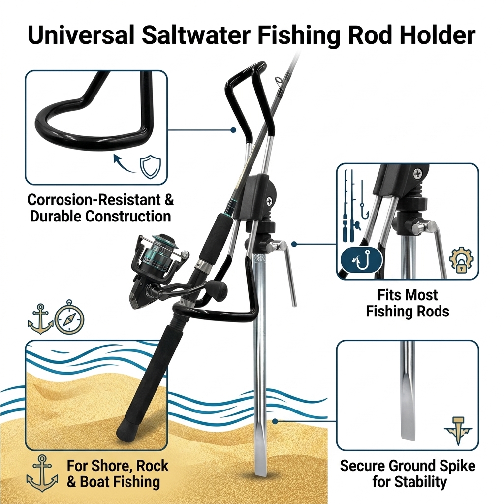 ที่วางคันเบ็ดอเนกประสงค์ ที่ยึ - Fishing Rod Rack บทวิจารณ์และราคา