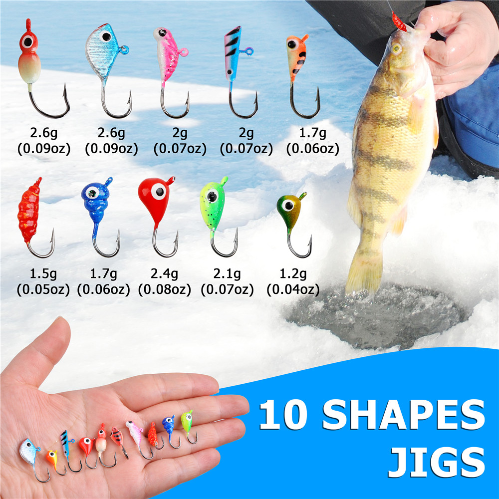 เบ็ดตกปลาน้ำแข็งขนาดเล็กพร้อมเ - Fishing Rod Ice บทวิจารณ์และราคา